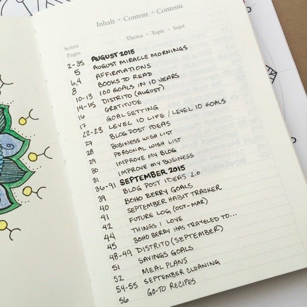 bullet journal