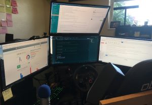 Tim's desk