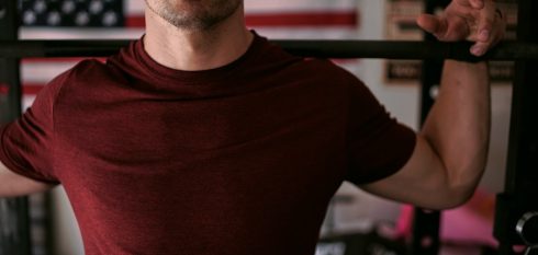 man working out