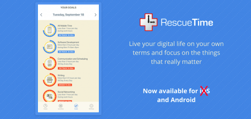 RescueTime ios removed lead