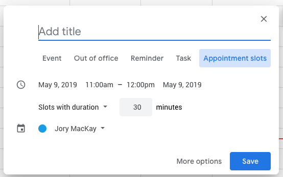 Google Calendar Appointment Slots Time Zone