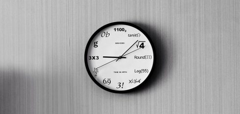 math clock - scientific method for productivity